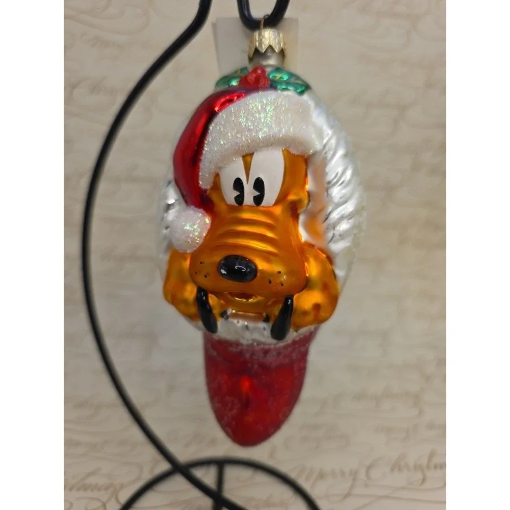 1998 Christopher Radko Disney Pluto Stocking 98-DIS-07 Ornament 7